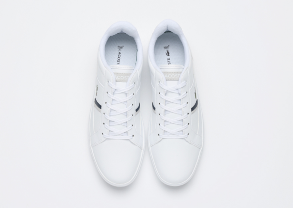 Giày Lacoste Europa 120 1 SMA White Gray 740SMA0007-081 - Ảnh 3