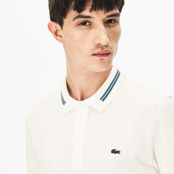 Áo Lacoste Polo Slim fit Petit White PH8522-00-70V - Ảnh 2