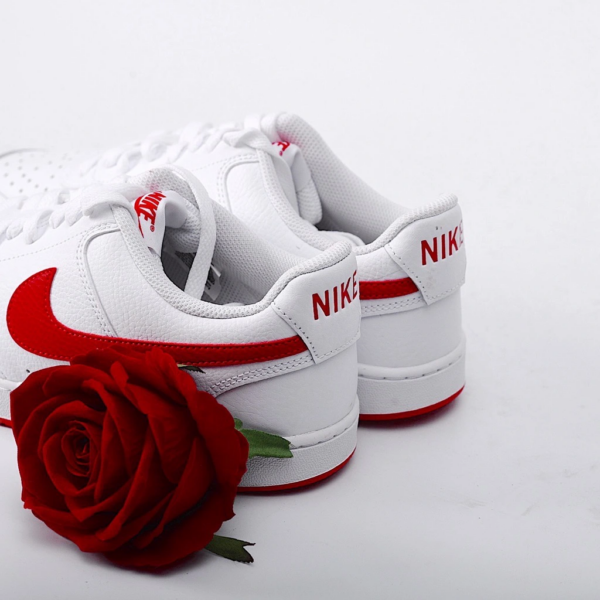 Giày Nike Court Vision Low 'White University Red' CD5463-102 - Ảnh 7