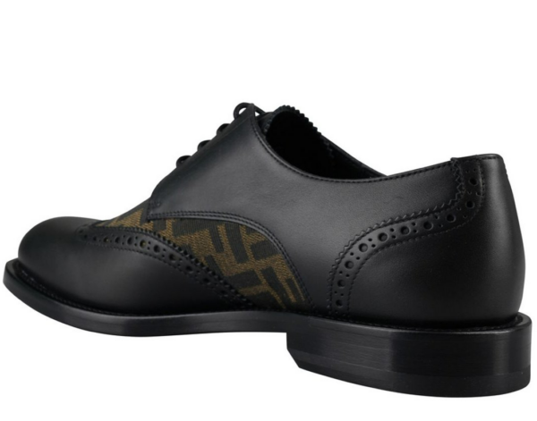 Giày Fendi Lace Ups 'Black' 7L1563AHGYF0PMM - Ảnh 3
