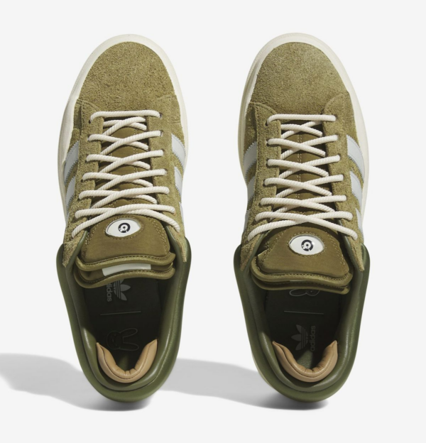 Giay Adidas Campus Light x Bad Bunny 'Wild Moss' ID7950