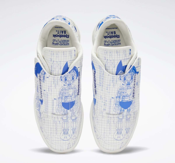 Giày Reebok Club C Stomper BAIT Astro Boy Club 'Chalk' GY6039 - Ảnh 5