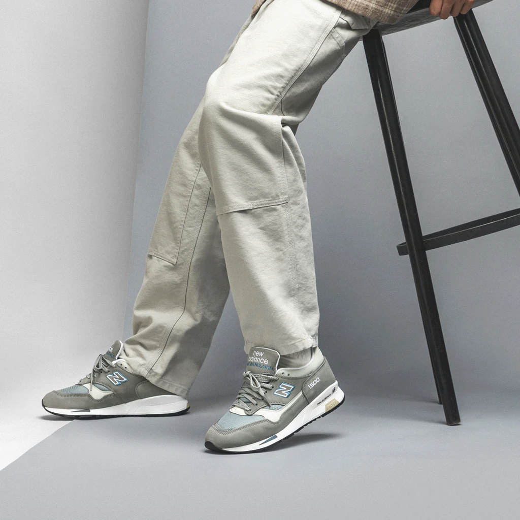 Giày New Balance 1500 Made in England 'Grey Slate Blue' M1500BSG - Ảnh 3