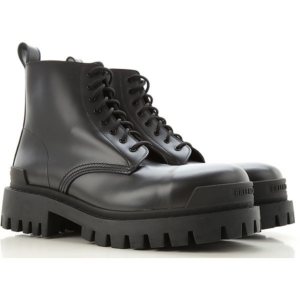 Alternative view of Giày Balenciaga Men's Genuine Leather Ankle Boots Strike 589338-WA960-1000