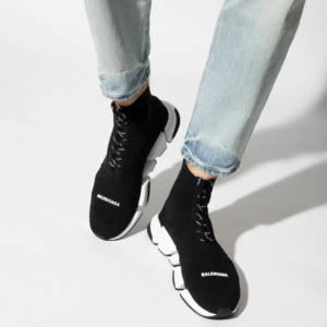 Giay Balenciaga Speed 'Black White' 587289W2DB21015