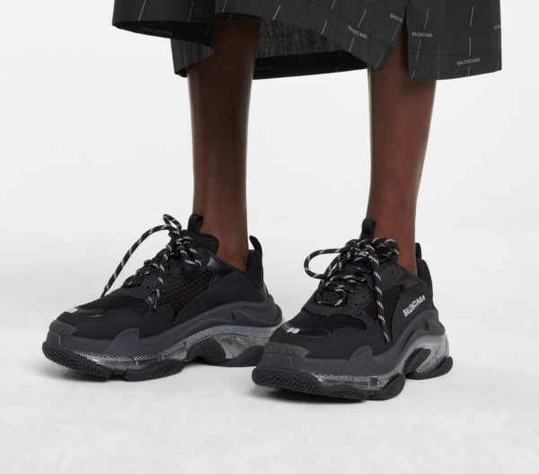 Giày Balenciaga Triple S Sneaker 'Black' 2020 534217-W2CA1-1000 - Ảnh 3