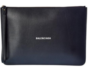 Túi Balenciaga Leather Pouch Wallet 'Black' 655604-1IZIM-1090