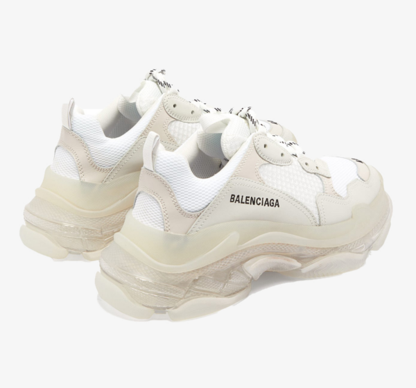 Giày Balenciaga Wmns Triple S 'White Clear Sole' 544351-W09E1-9000 - Ảnh 4