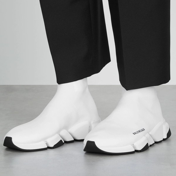 Giày Balenciaga Speed 2.0 White Black 617239-W2DB2-9014 - Ảnh 4
