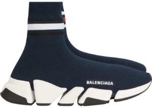 Giày Balenciaga Speed 2.0 Blue Stripe 674617W2F604199