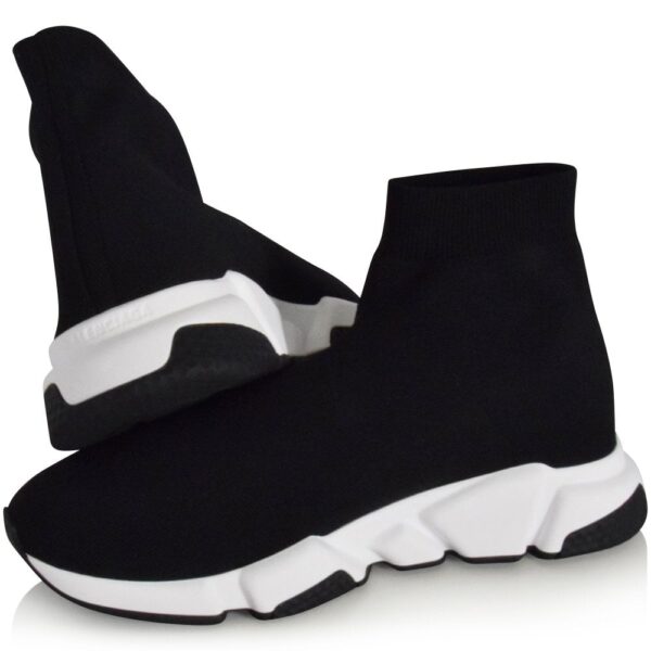 Giày Balenciaga Speed Sneaker 'Black' 645056-W2DBQ-1015 - Ảnh 7