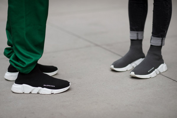 Giày Balenciaga Speed Sneaker 'Black' 645056-W2DBQ-1015 - Ảnh 3