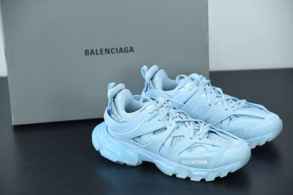 Giày Balenciaga Track Sneaker 'Clear Sole Light Blue' 647742-W3BM2-4200 - Ảnh 5