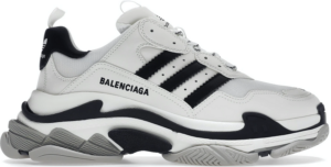 Giày Balenciaga x Adidas Triple S 'White Black' 710021-W2ZB1-9112