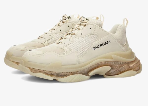 Giày Balenciaga Triple S Sneaker 'Clear Sole Off White' 541624-W2FB1-9005 - Ảnh 3
