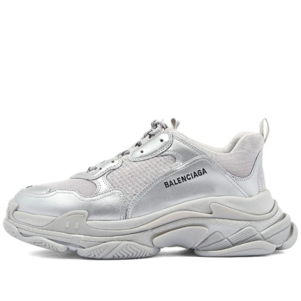 Giày Balenciaga Triple S Sneaker 'Silver Metallic' 536737-W2FS2-8100 - Ảnh 4