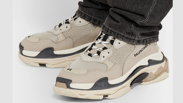 Giày Balenciaga Triple S Sneaker Vanille 536737-W09O6-9787 - Ảnh 6