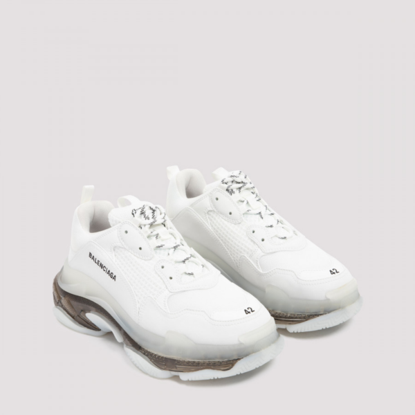 Giày Balenciaga Triple S Sneaker 'Clear Sole White Black' 541624-W2FR2-9010 - Ảnh 2