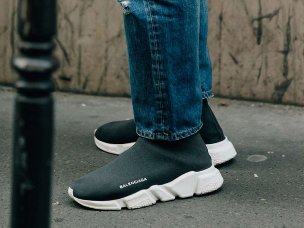 Giày Balenciaga Speed Sneaker 'Black' 645056-W2DBQ-1015 - Ảnh 2