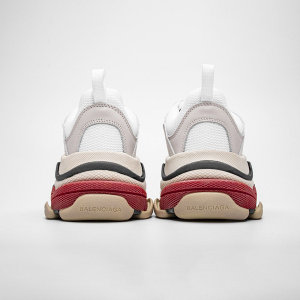 Giày Balenciaga Triple S White Black Red 2019 524037 W09E1 9000 - Ảnh 4