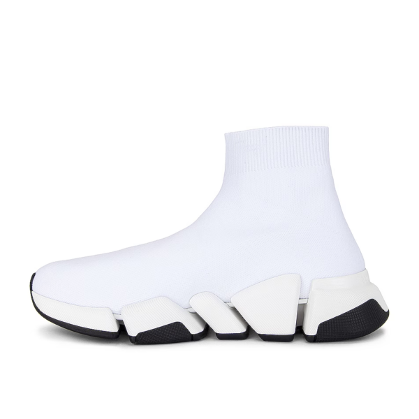 Giày Balenciaga Speed 2 Snearkers In White 617196 W1702 9014 - Ảnh 4