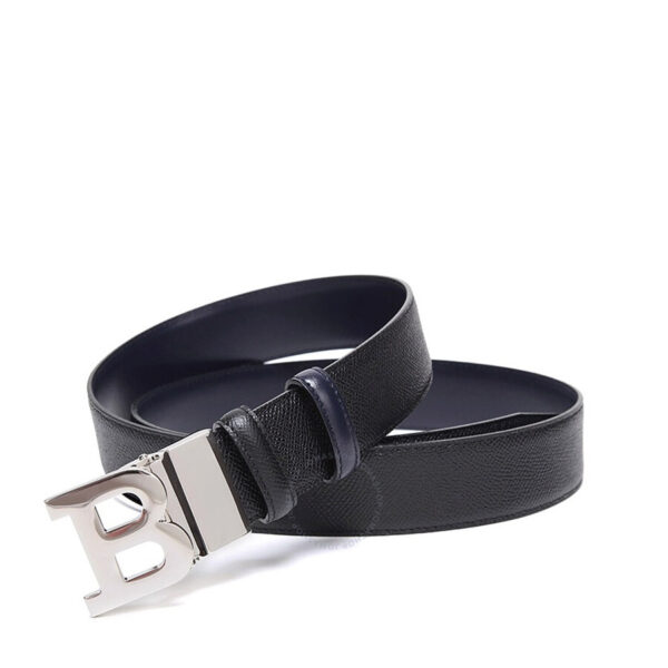Thắt Lưng Bally FW21 Belt With Buckle B BBUCKLE35M410BLACK 12538290 - Ảnh 2