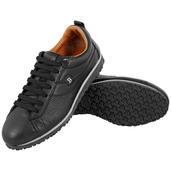 Giày Bally Bredy Leather Low-top Sneakers 'Black' 6228446 - Ảnh 2
