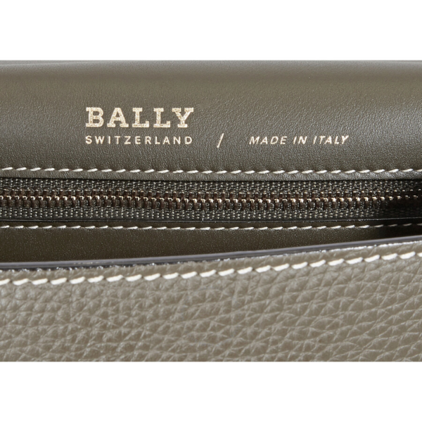 Túi Bally Breeze Top Handle Leather 'Fango' 6224497 - Ảnh 2