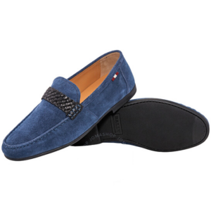 Alternative view of Giày Bally Crusader Suede Bovine Moccasin 'Blue' 6231442