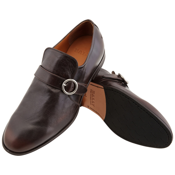 Giày Bally Leather Loafers 'Coffee' 6223033 - Ảnh 2