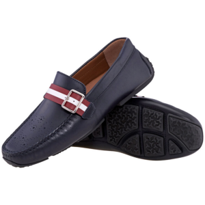 Alternative view of Giày Bally Pilcher Leather Loafers 'Ink' 6222968