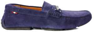 Giày Bally Pardue Suede Loafers 'Ink' 6217543