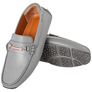 Alternative view of Giày Bally Pitaval Leather Loafers Grey 6231362