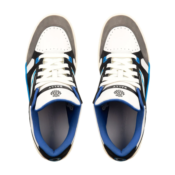 Giày Bally Kuba Champion Sneakers 'White Blue' 6226046 - Ảnh 3
