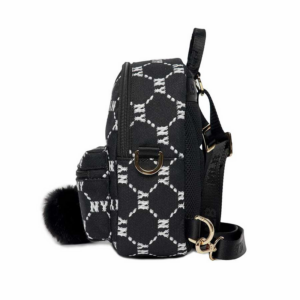 Balo MLB Mini Diamond Monogram 'Black' 7ABKM032N-50BKS