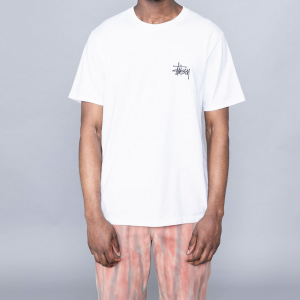 Áo Stussy Basic T-Shirt White - Ảnh 2