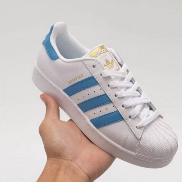 Giày Adidas Superstar Foundation J 'Light Blue'  S81018 - Ảnh 4