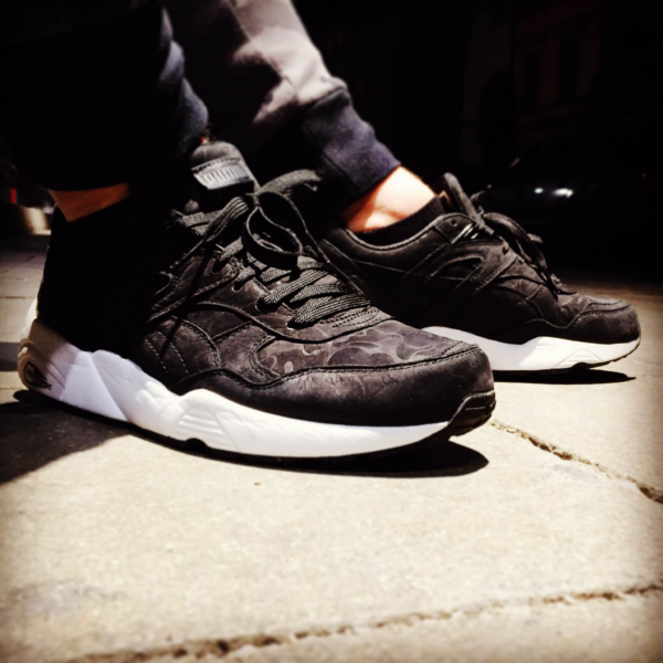 Giày Puma A Bathing Ape x R698 'Black Camo' 358845-01 - Ảnh 3