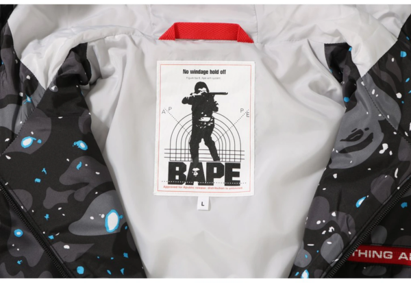 Áo BAPE Space Camo Hoodie Jacket Black BA-SCHJBK - Ảnh 2