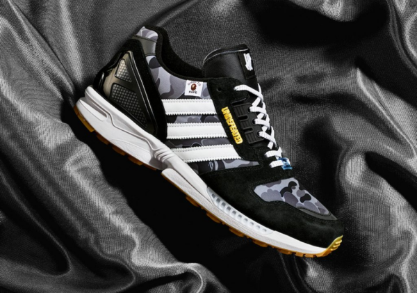 Giày Adidas BAPE x Undefeated x ZX 8000 'AZX Series Black Camo' FY8852 - Ảnh 4