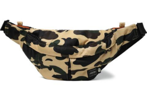 Túi Bape x Porter 1st Camo Waist Bag SS18 Yellow BA-XP1CWBSS18YW