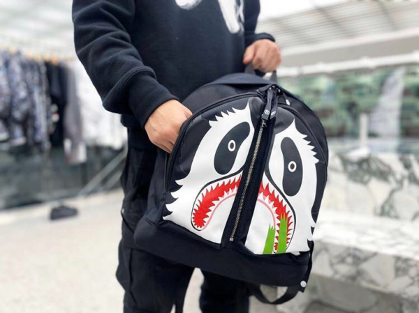 Balo Bape Panda Day Pack Black B-PADPBK - Ảnh 2
