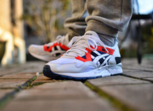 Alternative view of Giày ASICS Gel Lyte V 5 "White Red" H831Y-0101