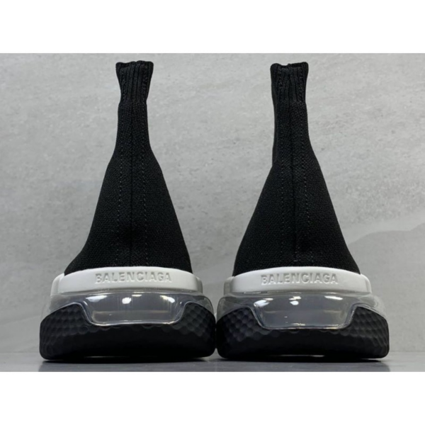 Giày Balenciaga Speed Trainer 'Clear Sole Black' 607544 W05GG 1010 - Ảnh 4
