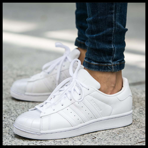 Giày Adidas Superstar White Glossy Toe 'White' BB0683 - Ảnh 3