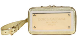 Túi Dolce & Gabbana Foiled Calfskin Plate Clutch Gold BB2066AP28780983