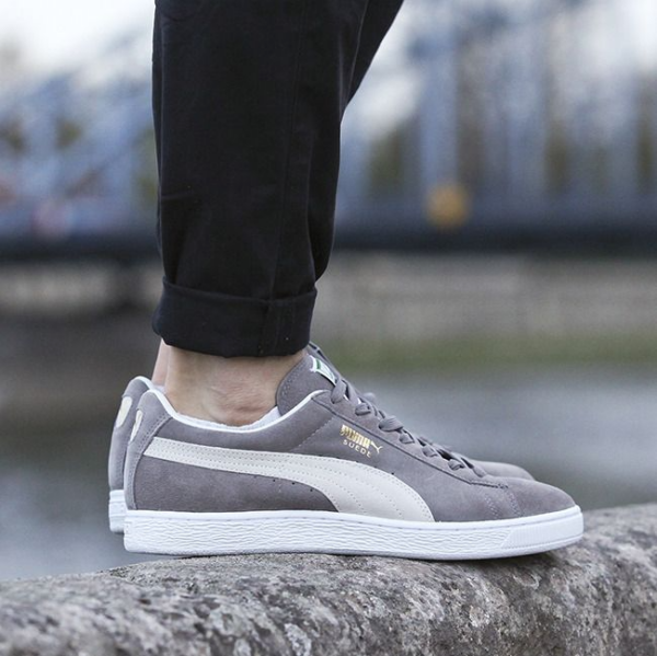 Giày Puma Suede Classic Steeple Grey White 352634-66 - Ảnh 2