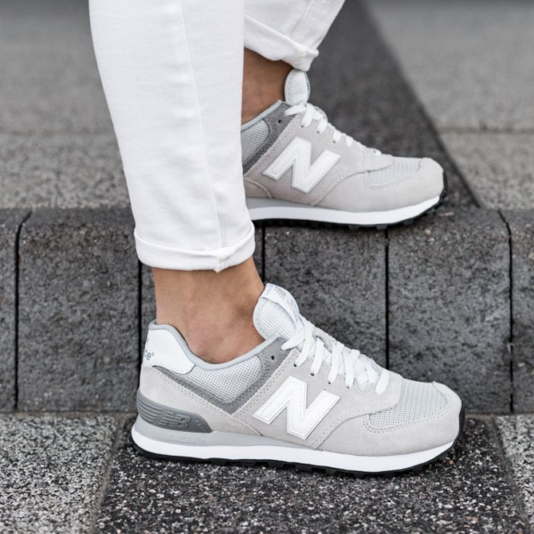 Giày New Balance Wmns 574 Light Grey WL574CA - Ảnh 3