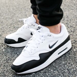 Alternative view of Giày Nike Air Max 1 Premium SC Jewel 'Black Swoosh' 918354-100