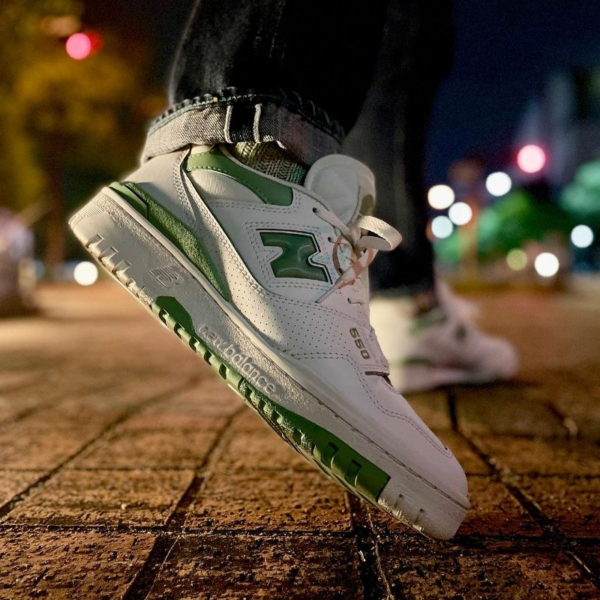 Giày New Balance 550 'White Mint Green' BB550FS1 - Ảnh 7